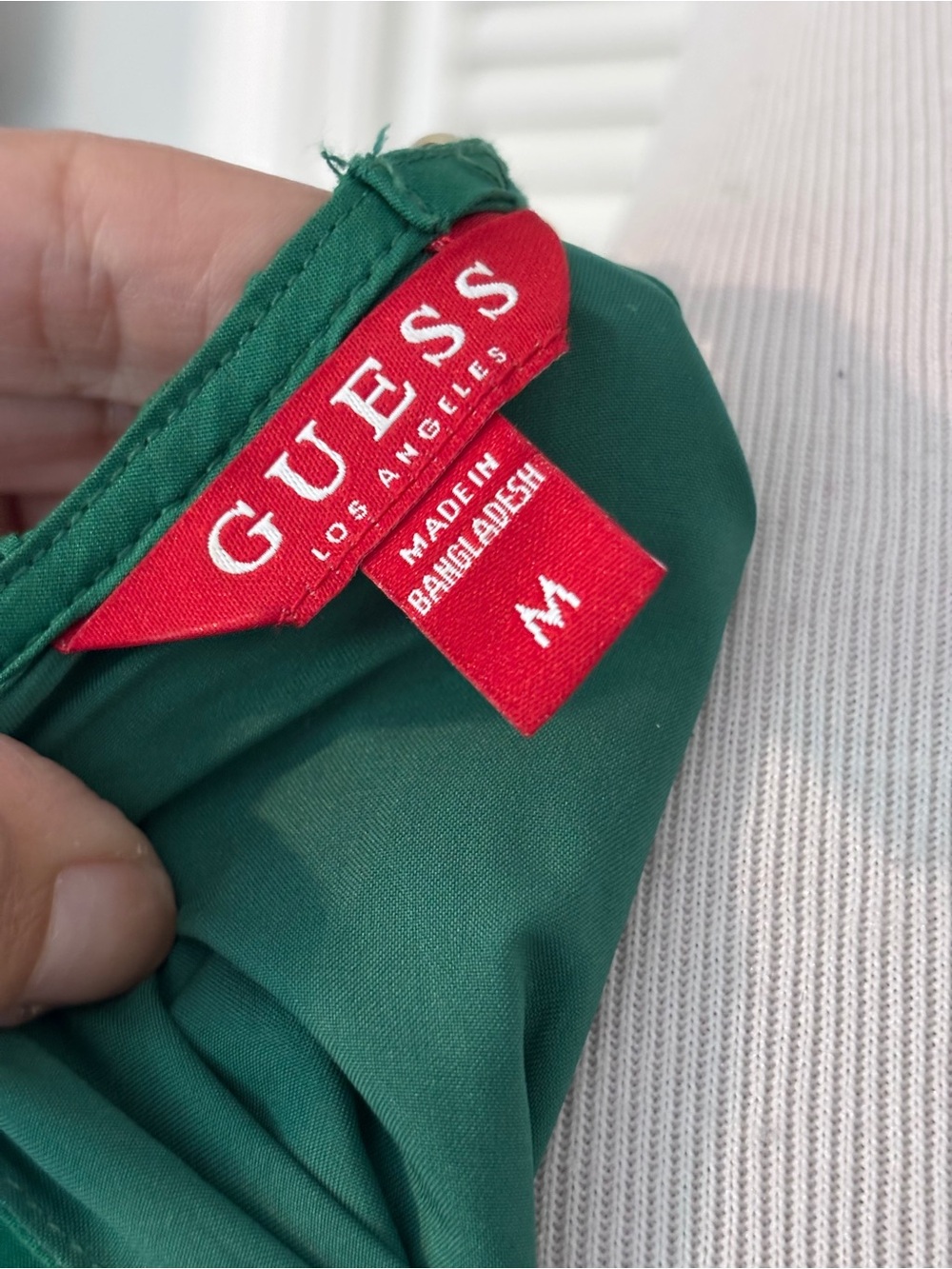 Guess Green Halter Midi Dress with Gold Chain neck - Picture 6 of 6